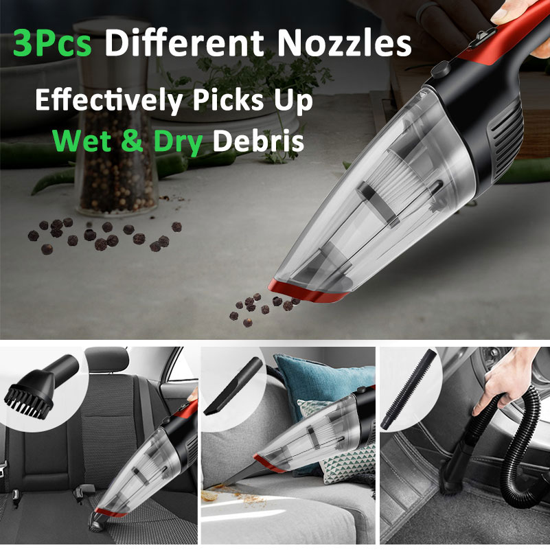 Hand Vacuum Cleaner Auto Cordless Vacuum Cleaner Wireless Car Vacuum Cleaner For Car -grikey