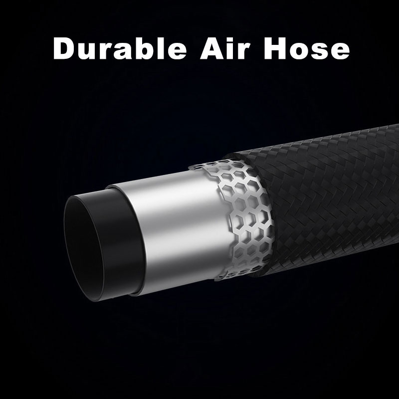 Tire Inflator Air Compressor with Pressure Gauge LED Light 12V DC Portable Electric Air Pump 150PSI Tyre Inflator for Car Tires-grikey