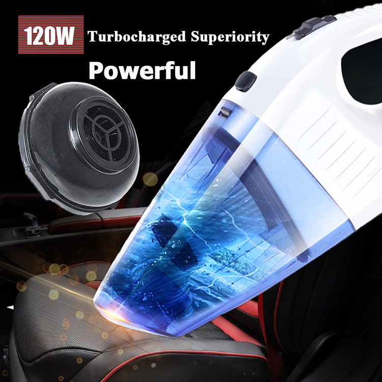 120W 12V Mini Vacuum Cleaner For Auto Multi Dry/Wet  Car Vacuum Cleaner For Car -grikey