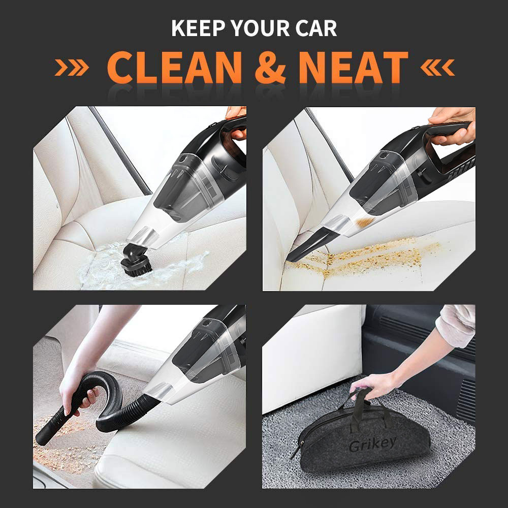 Custom Car Vacuum Cleaner For Car Portable Vacuum Cleaner 12V 120W Mini Car Vacuum Cleaner