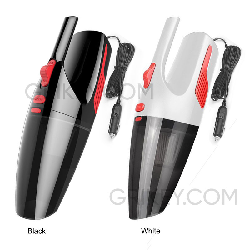 Car Vacuum Cleaner 120W High Power 12V DC Portable Handheld Corded Auto Vaccum Cleaner Car Accessory for Quick Cleaning -grikey