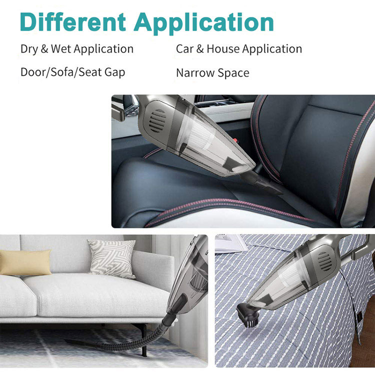 Cordless Portable Car Vacuum Cleaner 7Kpa Powerful Suction Wireless Vacuum for Home Car Cleaning-grikey