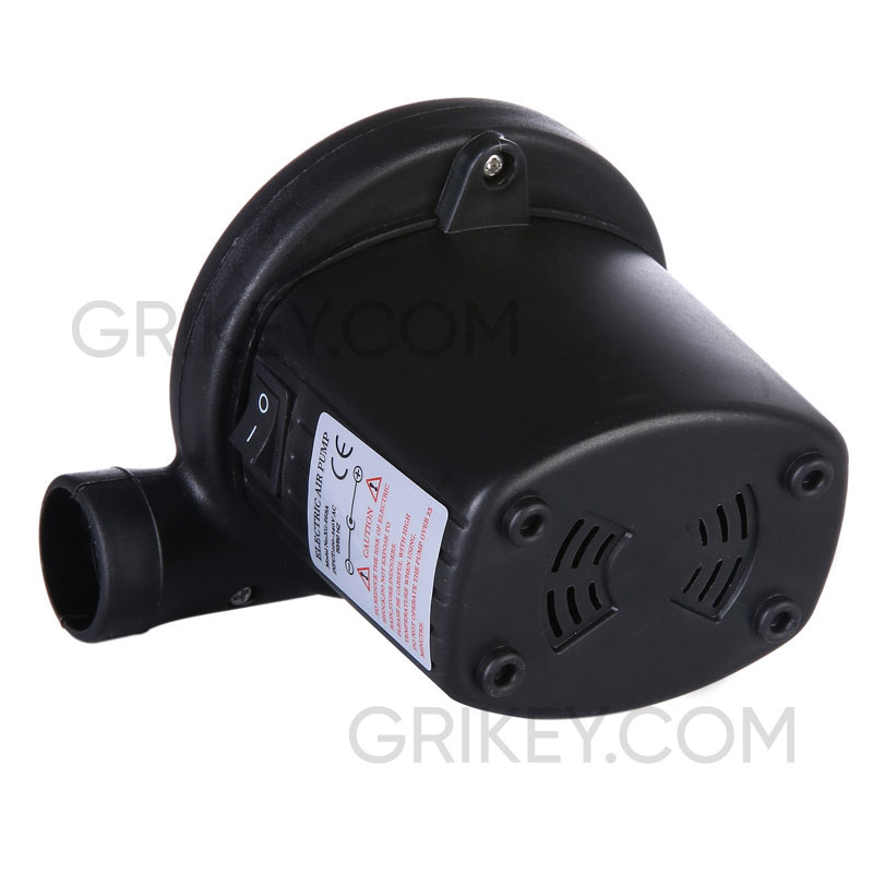 Electric Air Pump, Portable Quick-Fill Inflator Deflator Pump for Inflatable Cushions Air Mattress Beds Boats Swimming Ring-grikey