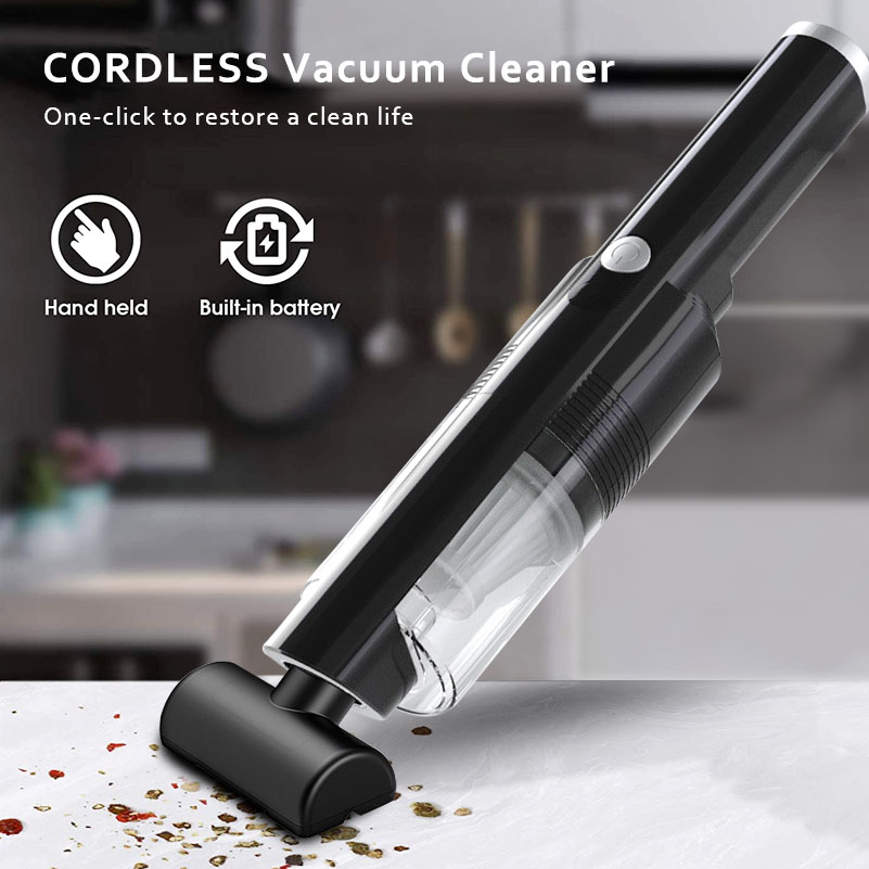 Cordless handheld vacuums are suitable for cleaning homes cars keyboards desk sofa and more