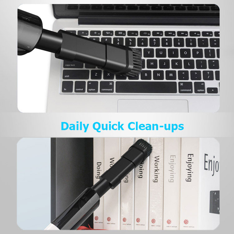 Wireless Car Vacuum Cleaner USB Rechargeable Cordless Mini Portable Handheld Vac Cleaner For Home Office Keyboard Cleaning-grikey