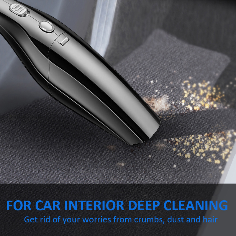 Car Vacuum Cleaner 120W High Power 12V Portable Corded Handheld Vacuum Cleaner 7000Pa Strong Suction for Car Interior Cleaning -grikey