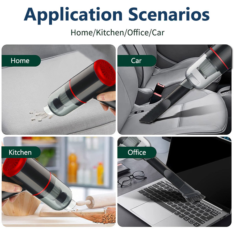 Mini USB Wireless Vacuum Cleaner For Car Vacuum Cleaner Cordless Dry Wet Vacuum Cleaner Wireless Dock Charger-grikey