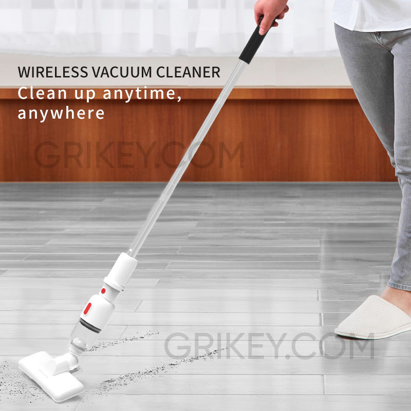 Handheld Vacuum Cleaner Cordless Stick Vacuum 2-in-1 Lightweight Rechargeable Battery Vacuum Cleaner for Home Hard Floor Car-grikey