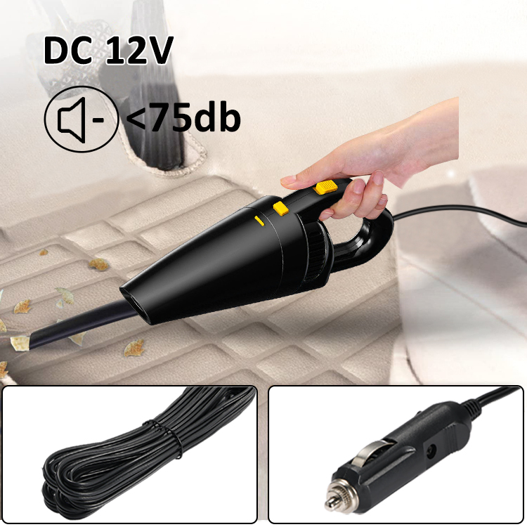 Car Vacuum Cleaner High Power 12V DC Portable Corded Handheld Vacuum Cleaner 8000Pa Strong Suction for Car Interior Cleaning -grikey