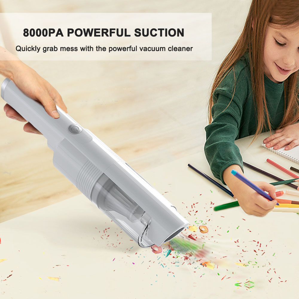 Cordless handheld vacuums are suitable for cleaning homes cars keyboards desk sofa and more