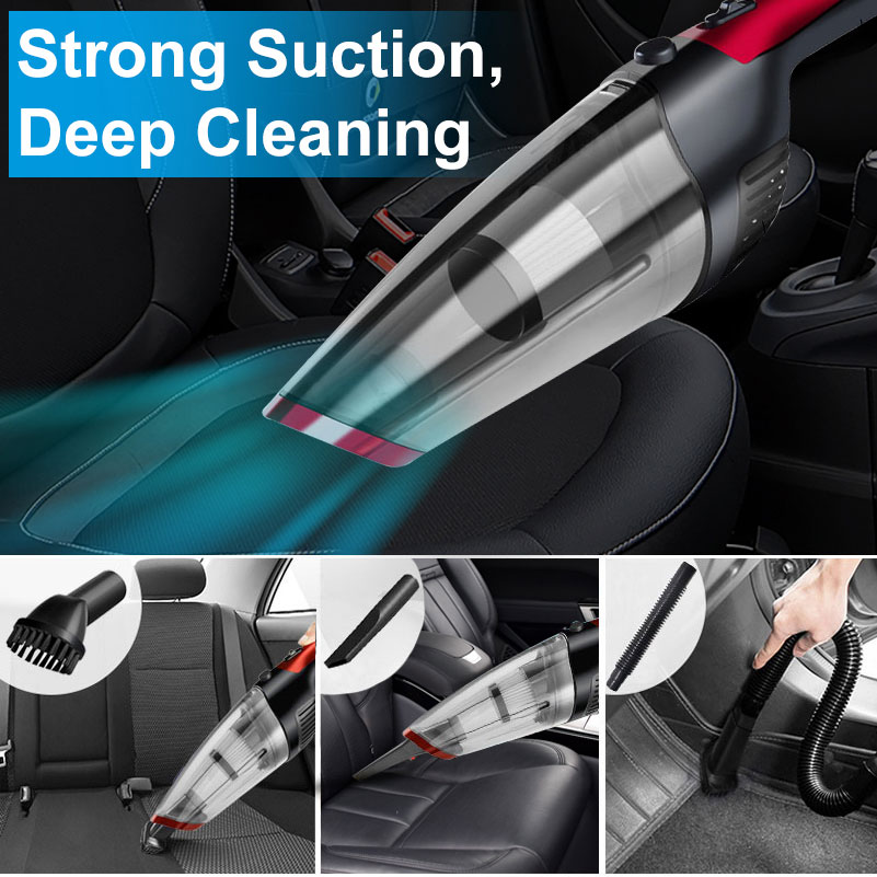 Dry and Wet Car Vacuum Cleaner Handheld Vacuum Cleaner Auto Vacuum Cleaner For Car-grikey
