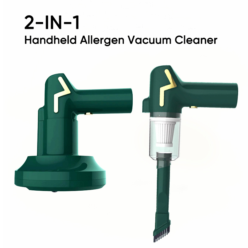 Cordless Mattress Vacuum Cleaner Handheld Sanitizing UV Vacuum Cleaner Effectively Clean Up Bed Pillows Cloth Sofas and Carpet