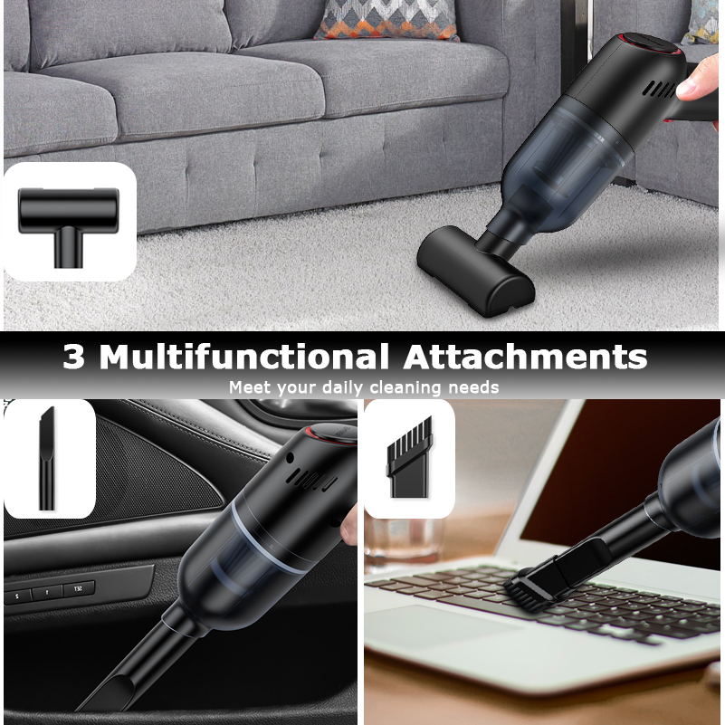 Rechargeable Vacuum Cleaner Wireless Car Vacuum Cleaner Autobiotic Wet and Dry VacuumCleaner for Home Vacuums Cleaners Cordless High Power-grikey