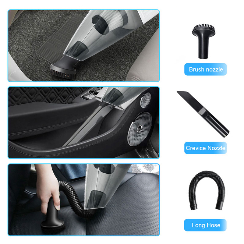 Handheld Vacuum Cleaner Cordless Portable Rechargeable High Power Auto Vacuum Cleaner for Car Home Office Sofa Desk-grikey