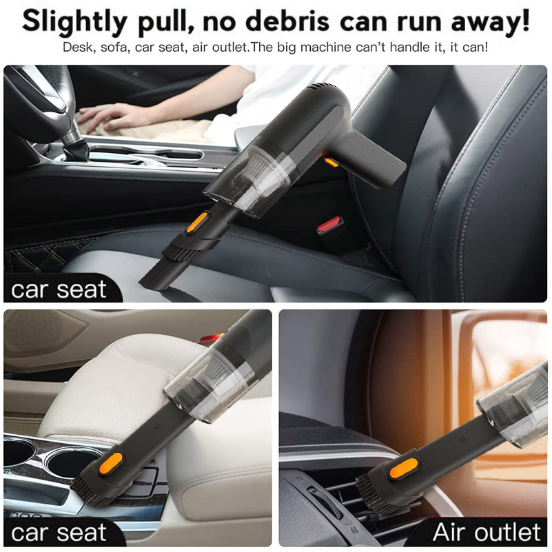 Car Vacuum Cleaner 12V DC Corded Portable Handheld Vaccum Cleaner Auto Accessories Kit for Detailing & Cleaning Car Interior-grikey