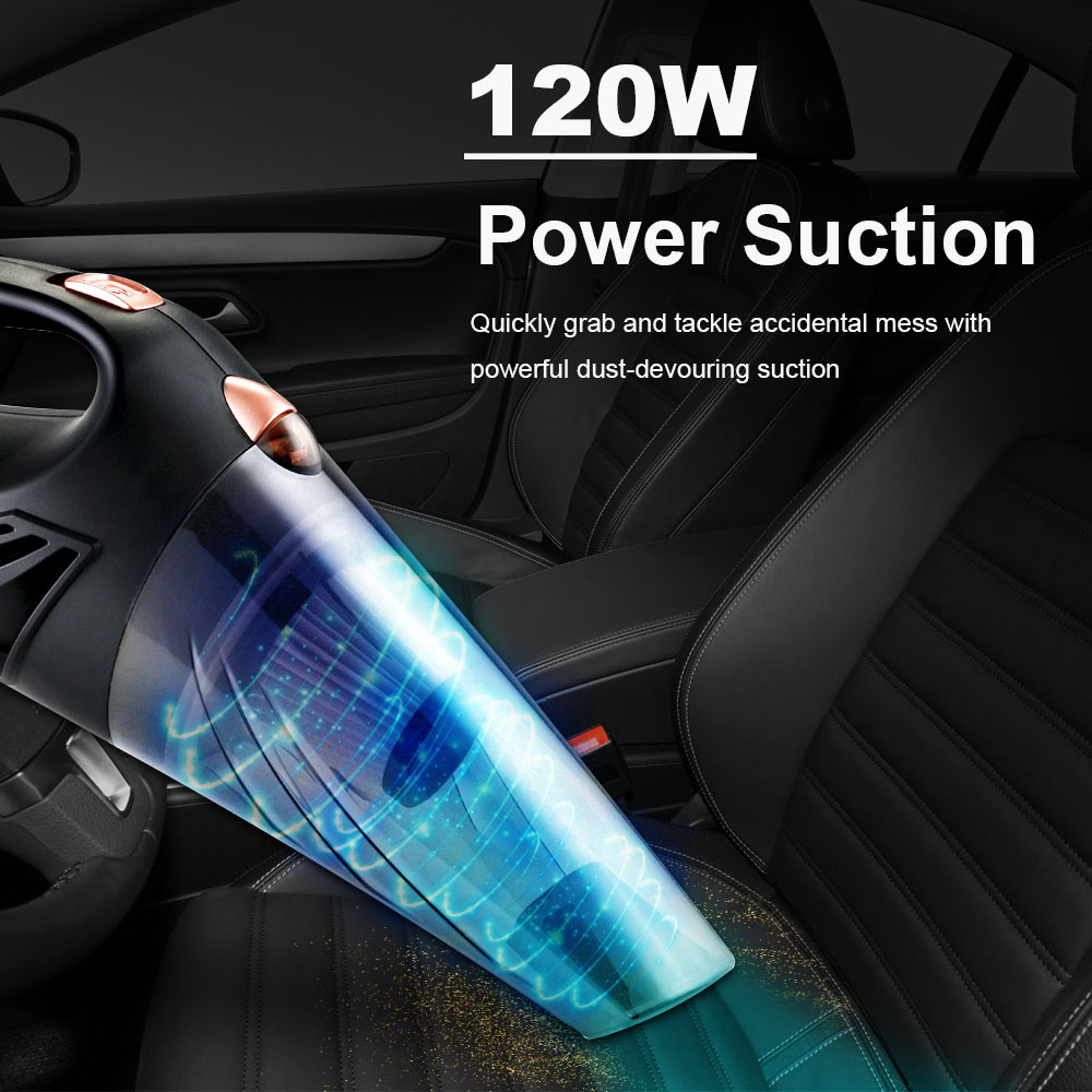 120W Car Vacuum Cleaner Portable Vacuum Cleaner Auto Large Capacity Washing Vacuum Cleaner Car 
