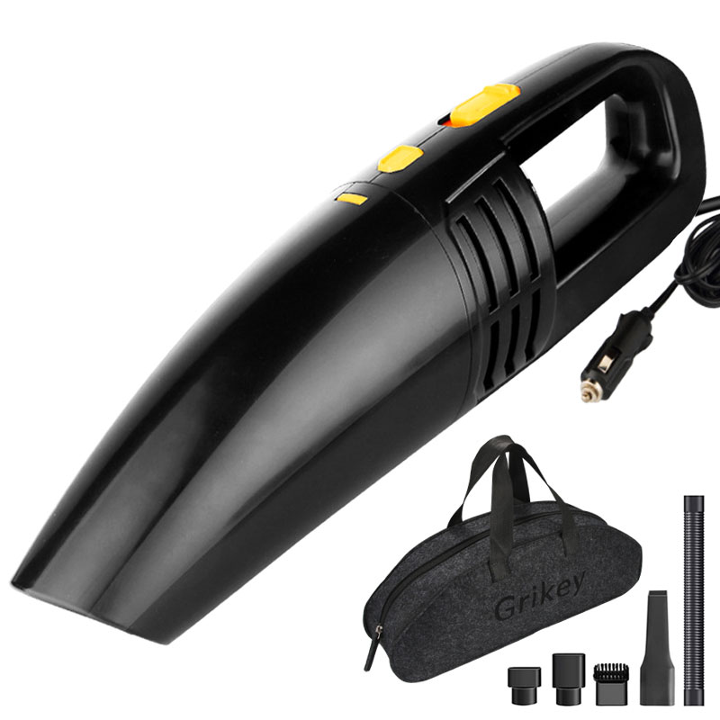 Car Vacuum Cleaner 120W High Power Portable Handheld Auto Vacuum Cleaner with 5M Long Corded Car Accessory for Quick Cleaning