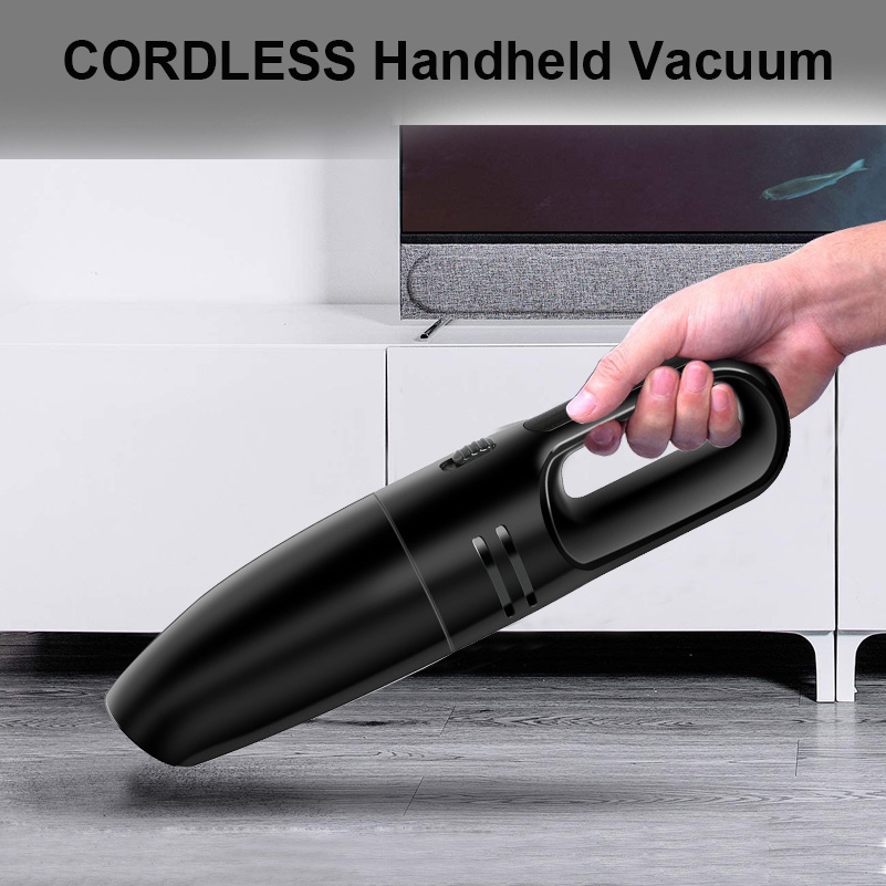 Cordless Handheld Vacuum Cleaner USB Rechargeable Hand Vacuum for Home Office Car Cleaning Mini Portable Car Vaccum Cleaner-grikey