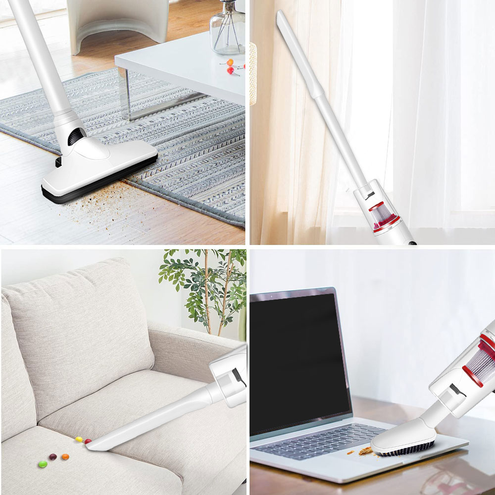 Cordless Vacuum Cleaner Stick Handheld Vacuum Cleaner 20Kpa Powerful Suction Lightweight for Home Hard Floor Carpet Car Pet Hair-grikey