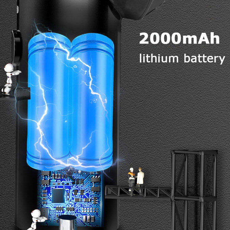 Mini Vacuum Cleaner Cordless Portable Car Vacuum Cleaner with LED Light Rechargeable Mini Vacuum for Home Office Pet Hair Cleaning-grikey