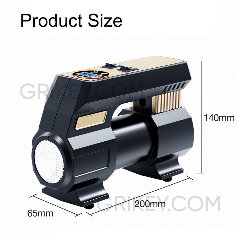 Digital Tire Inflator DC 12 Car Portable Air Compressor Pump 150 PSI Air Pump for Auto Car Tires Motorcycles Bicycles Balls-grikey