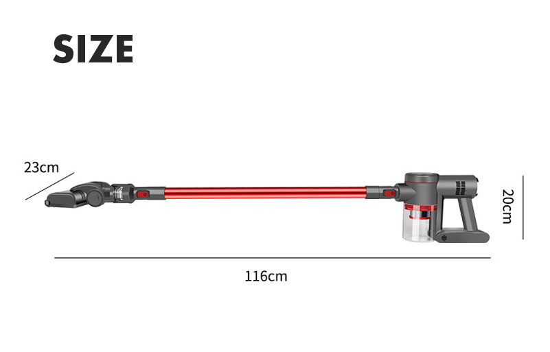 Cordless Stick Vacuum Cleaner 20KPa Powerful Suction Brushless Motor Stick Handheld Vacuum for Home Hard Floor Carpet Pet Car-grikey
