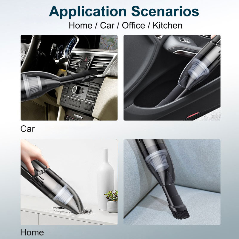 Handheld Vacuum Cleaner Cordless Mini Portable Wet Dry Vacuum Cleaner Rechargeable for Car Home Office Pet Hair Travel Cleaning-grikey