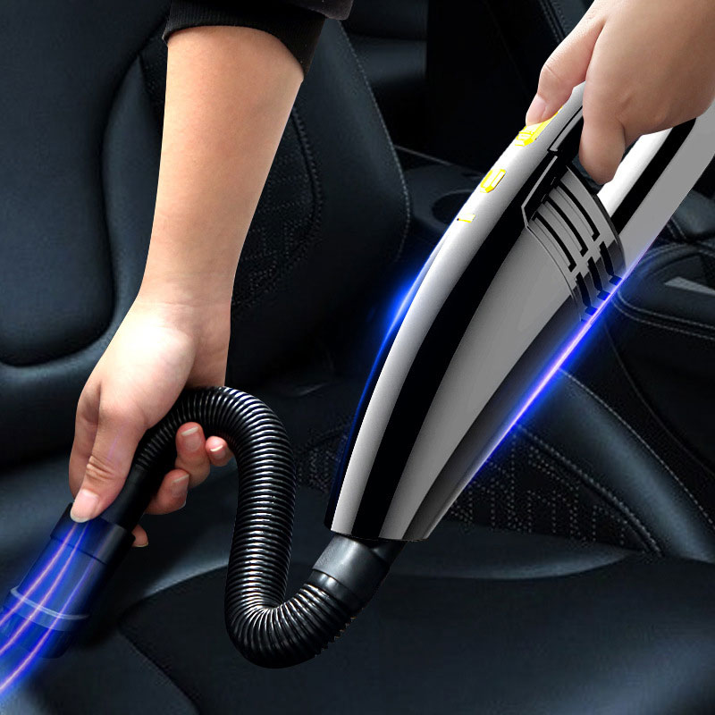 Car Vacuum Cleaner 120W High Power Portable Handheld Auto Vacuum Cleaner with 5M Long Corded Car Accessory for Quick Cleaning-grikey