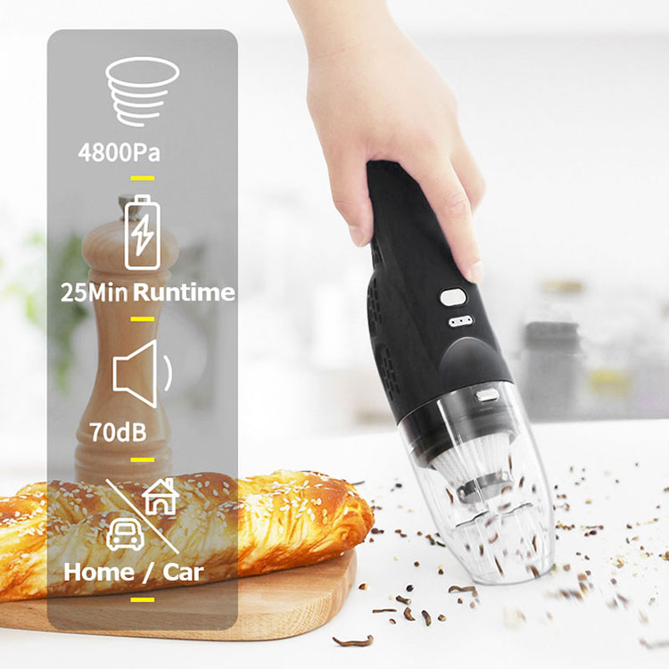 Handheld Vacuum Cleaner Cordless Portable Mini Car Vacuum Cleaner by Rechargeable Li-ion Battery for Pet Hair Home and Car-grikey
