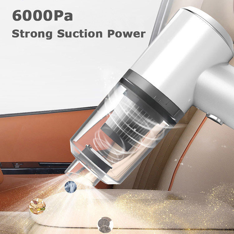 Mini Vacuum Cleaner Cordless Portable Car Vacuum Cleaner with LED Light Rechargeable Mini Vacuum for Home Office Pet Hair Cleaning-grikey