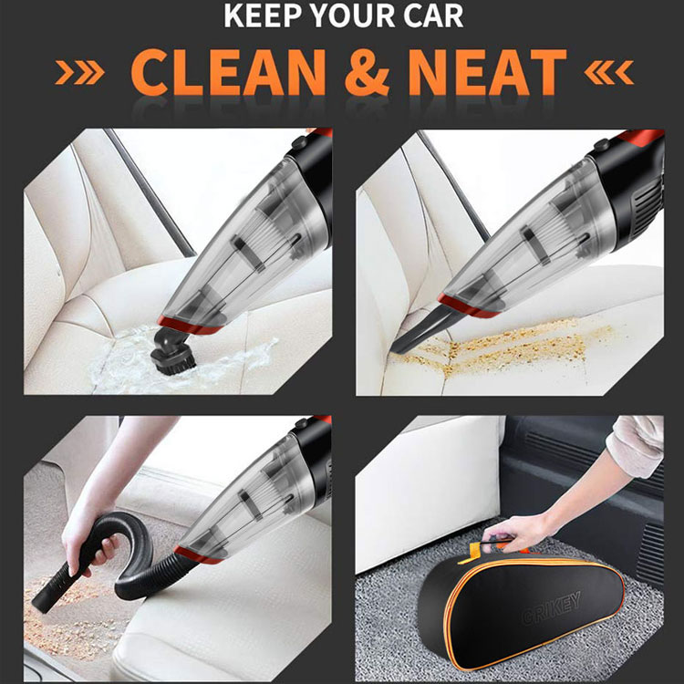 Dry and Wet Car Vacuum Cleaner Handheld Vacuum Cleaner Auto Vacuum Cleaner For Car-grikey