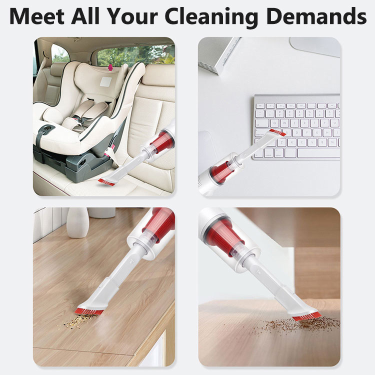 Cordless Stick Vacuum Cleaner Lightweight Powerful Suction Battery Vacuum Cleaner Handheld Vacuum Cleaner for Cleaning Home Car Pet Hair Carpet Floor-grikey