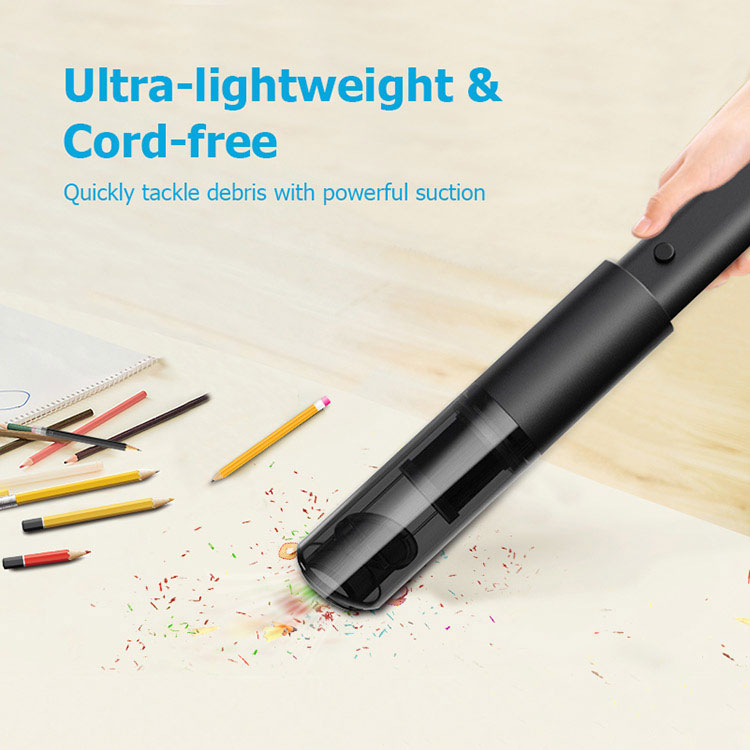 Wireless Car Vacuum Cleaner USB Rechargeable Cordless Mini Portable Handheld Vac Cleaner For Home Office Keyboard Cleaning-grikey