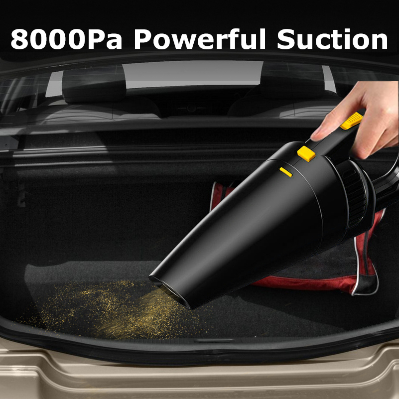 Handheld Vacuum Cleaner Cordless Mini Portable Car Vacuum Cleaner USB Rechargeable Hand Vacuum for Home Office Car Cleaning -grikey