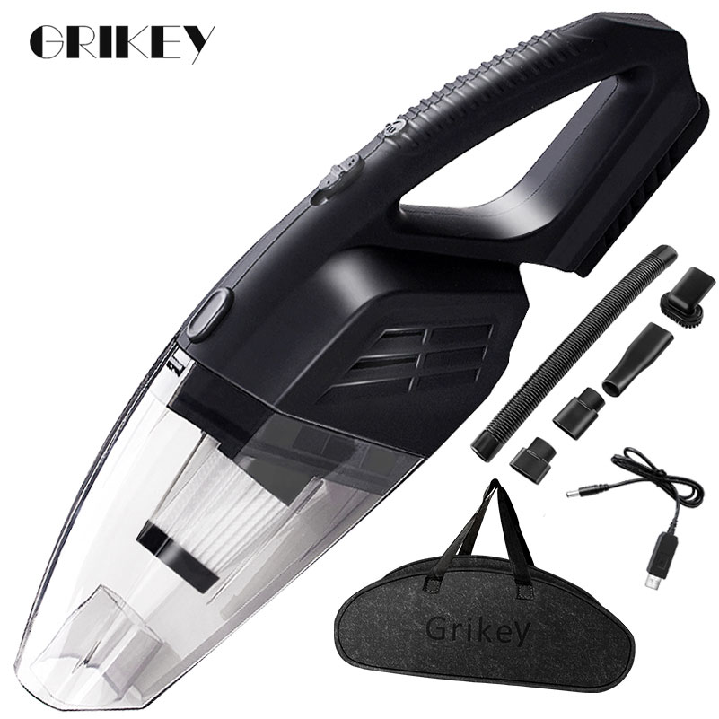 GRIKEY 2 in 1 Powerful Wireless Car Vacuum Cleaner Wireless Cleaners Handheld Vacuum Cleaner Car Wireless Vacuum Cleaner For Car/Home