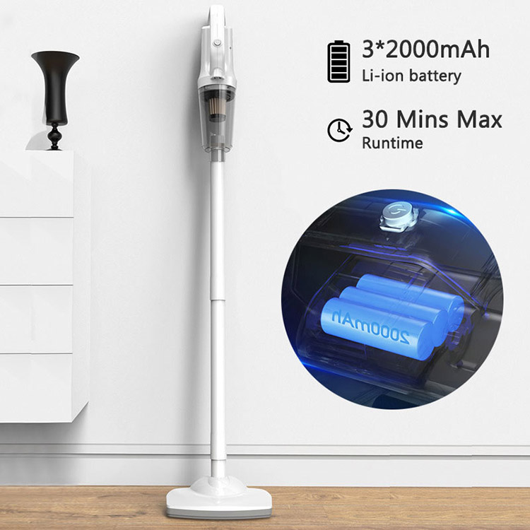 12Kpa Cordless Stick Vacuum Cleaner Lightweight Handheld Vac for Home Hardhood Hard Floor Carpet-grikey