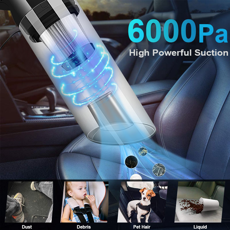Handheld Vacuum Cleaner Portable Wireless Vacuum Cleaner Car Vacuum Cleaner For Car /Machine Desktop Battery Vacuums Cleaner-grikey