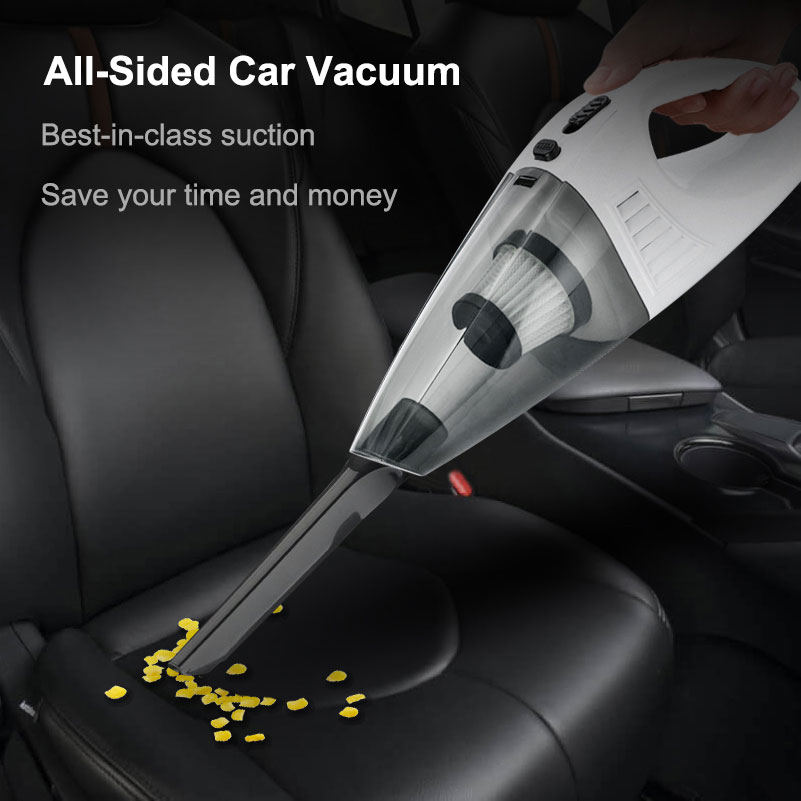 Handheld Car Vacuum Cleaner 120W High Power 12V DC Corded Portable Auto Vaccum Cleaner Car Accessories Kit for Quick Cleaning -grikey