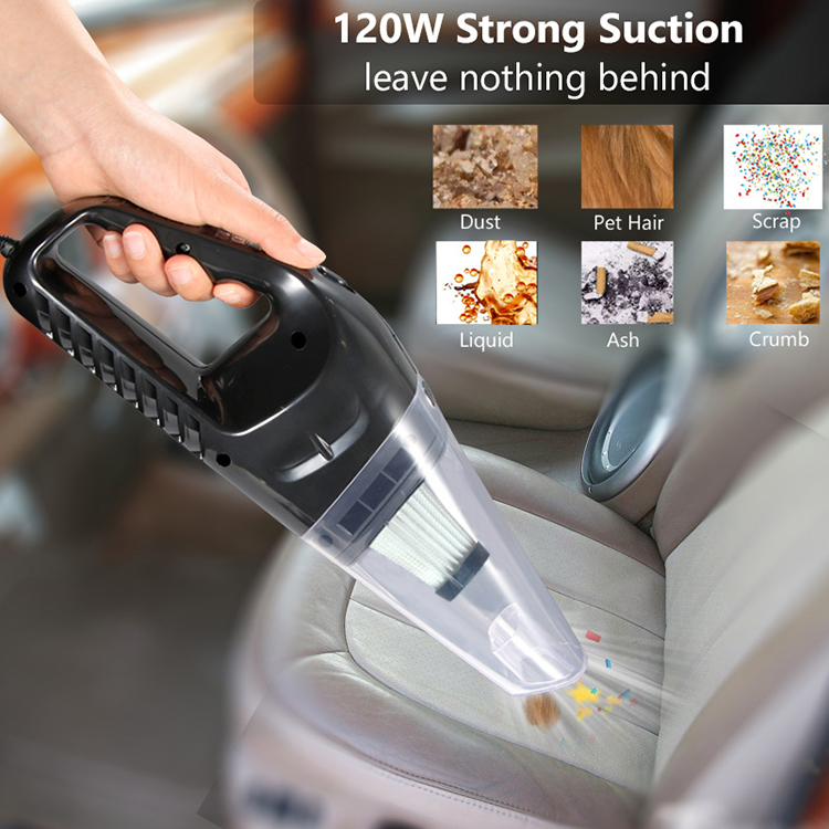 24V Car Vacuum Cleaner 120W Portable Vacuum Cleaner Powerful For Car Auto Vaccum Cleaner Handheld Truck-grikey