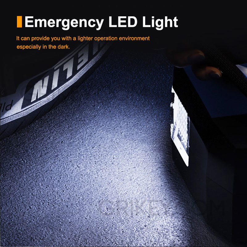  Tire Inflator Air Compressor Portable Air Pump 12V DC Auto Tire Pump w/ Digital Pressure Gauge LED Light for Car Tire Bike Motorcycle Ball-grikey