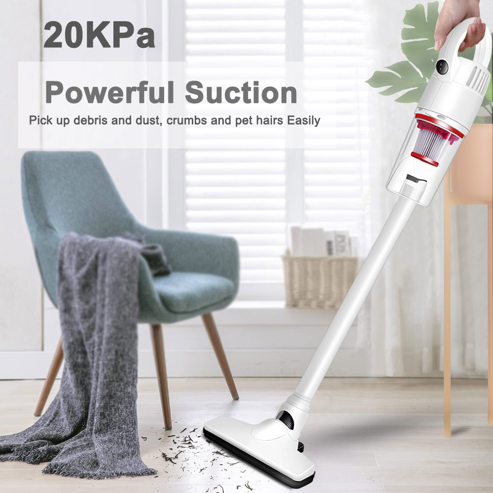 Cordless Vacuum Cleaner Stick Handheld Vacuum Cleaner 20Kpa Powerful Suction Lightweight for Home Hard Floor Carpet Car Pet Hair-grikey