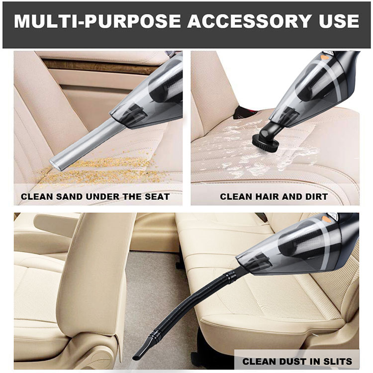 2 IN 1 Car Vacuum Cleaner Powerful Hand Vacuum Cleaner Car Mini Vacuum Cleaner Powerful Auto -grikey