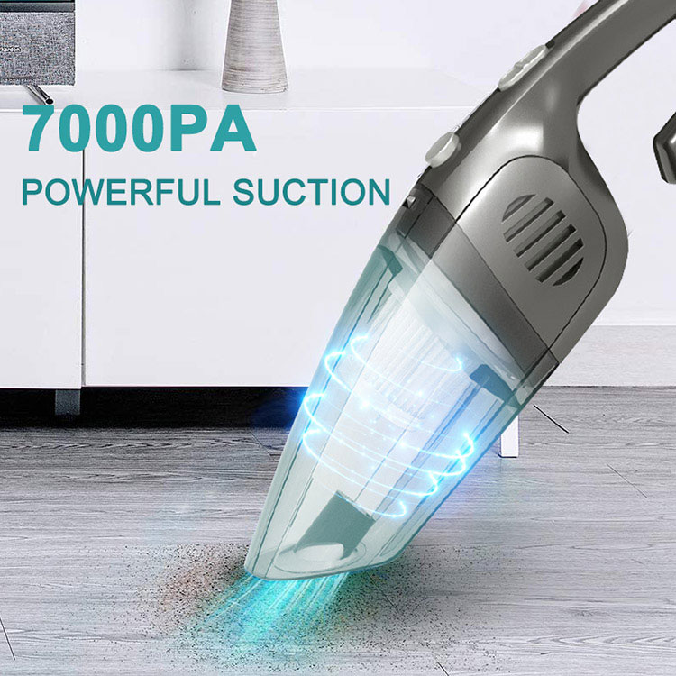 Cordless Portable Car Vacuum Cleaner 7Kpa Powerful Suction Wireless Vacuum for Home Car Cleaning-grikey
