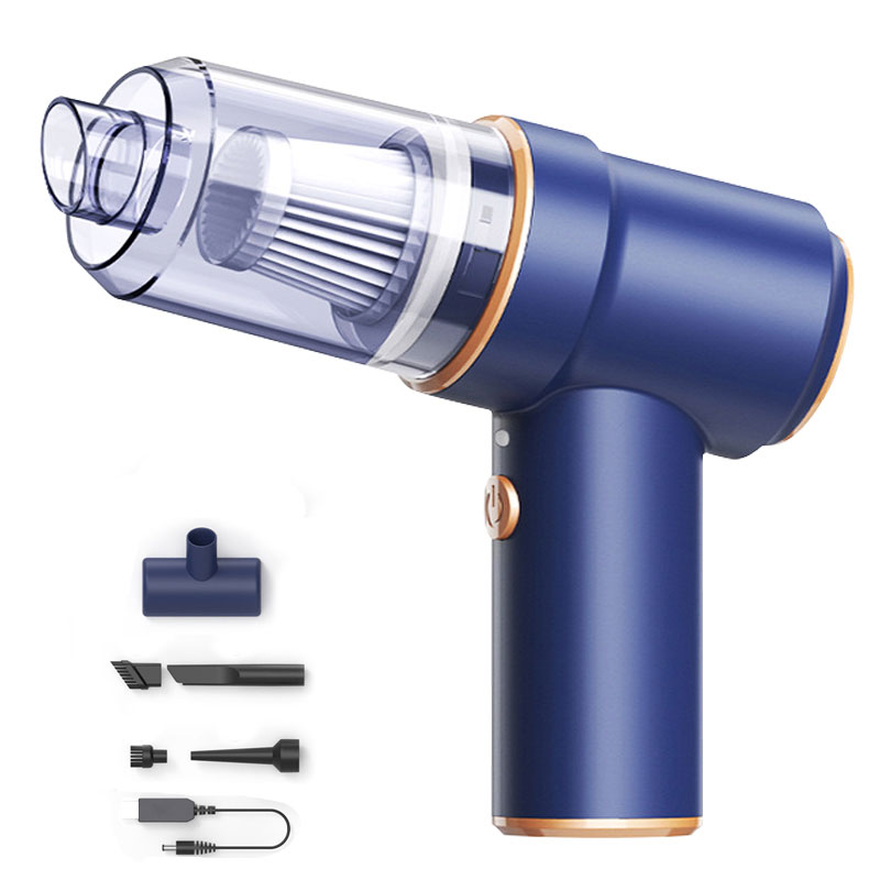 2 in 1 Wireless Vacuum Cleaner For Car Air Duster Mini USB Vacuum Cleaner Wireless Dust Blower For Vehicle Desk Laptop-grikey