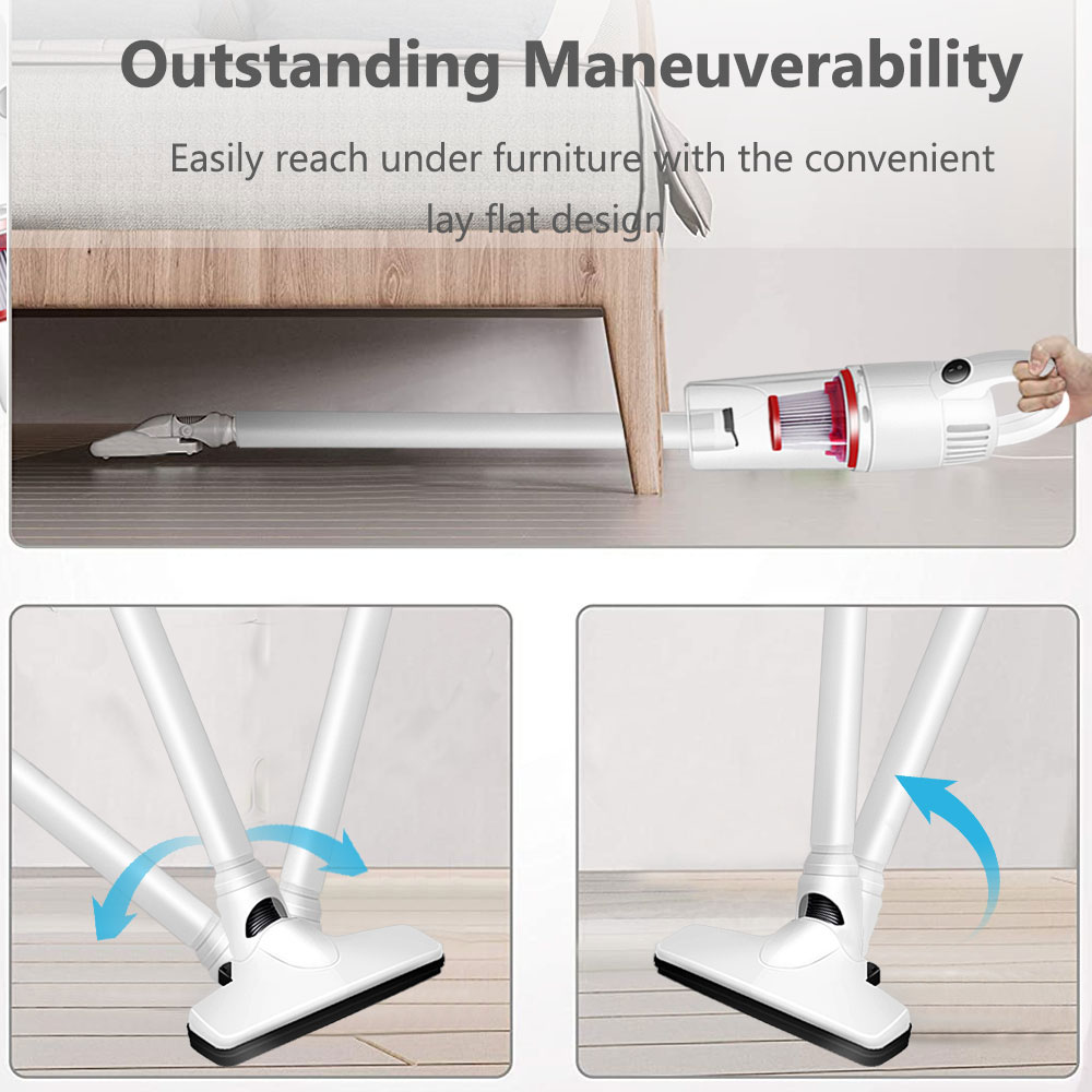 Cordless Vacuum Cleaner Stick Handheld Vacuum Cleaner 20Kpa Powerful Suction Lightweight for Home Hard Floor Carpet Car Pet Hair-grikey