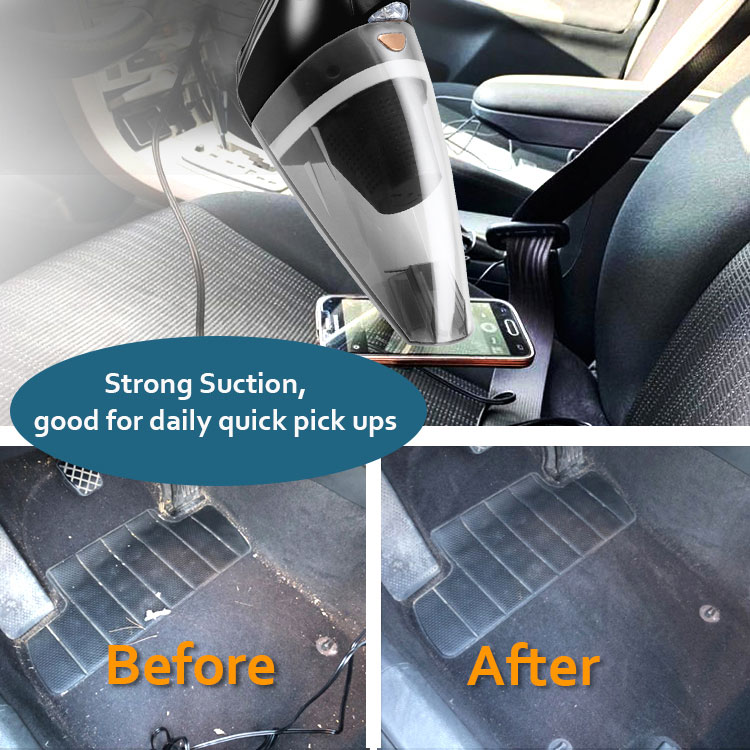 2 IN 1 Car Vacuum Cleaner Powerful Hand Vacuum Cleaner Car Mini Vacuum Cleaner Powerful Auto -grikey