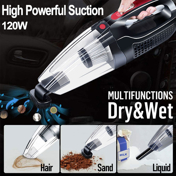 Wet Dry Vacuum Cleaner Car Vacuum Cleaner Power Handheld Vacuum Cleaner for Cars Portable Vacuums Cleaners -grikey