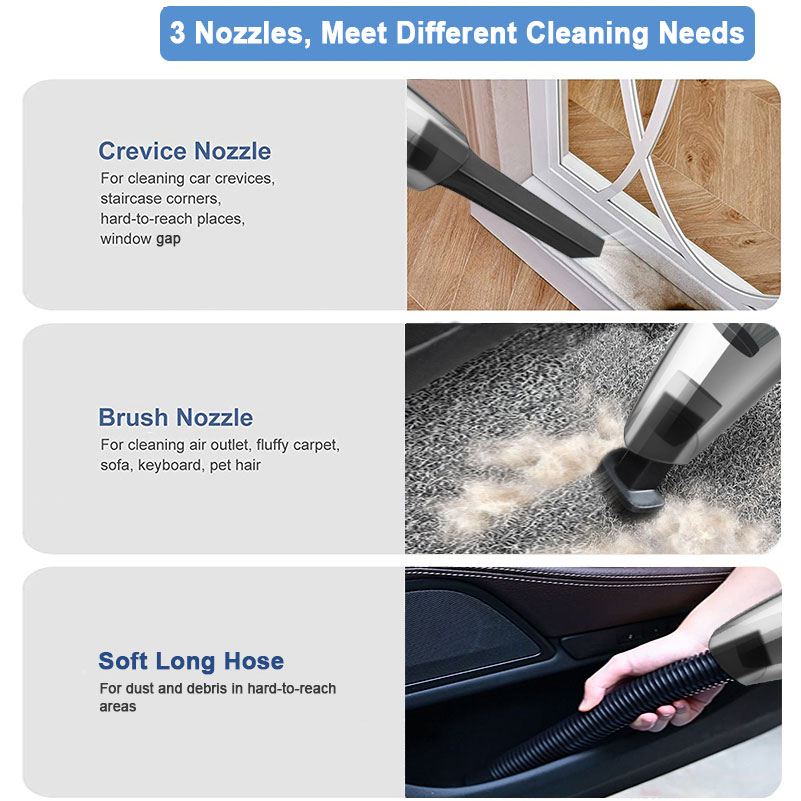GRIKEY Wireless Vacuum Cleaner For Car Vacuum Cleaner Wireless Vacuum Cleaner Car Handheld Vaccum Cleaners Power Suction-grikey