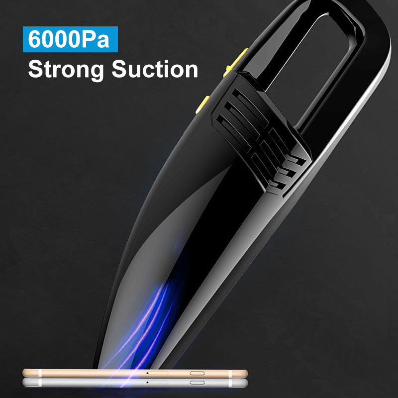 Car Vacuum Cleaner 120W High Power Portable Handheld Auto Vacuum Cleaner with 5M Long Corded Car Accessory for Quick Cleaning-grikey