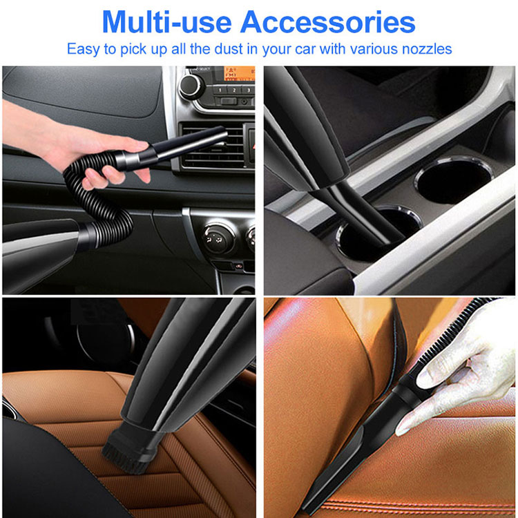 Portable Vacuum Cleaner for 12V Car Vacuum Cleaner Car Aspirateur Voiture Handheld Vacuum Cleaner For Car Auto-grikey